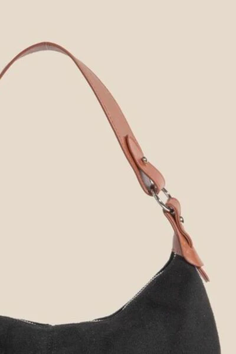 Fame Middle Stitch Zipper Handbag