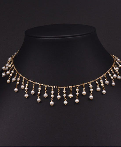 Women'S Fashion Natural Freshwater Pearl Tassel Necklace